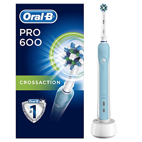 Oral-B Pro 600 CrossAction Electric Toothbrush Rechargeable Powered by Braun