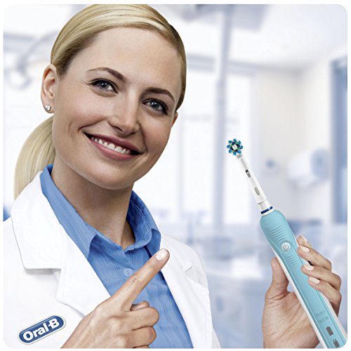 Oral-B Pro 600 CrossAction Electric Toothbrush Rechargeable Powered by Braun