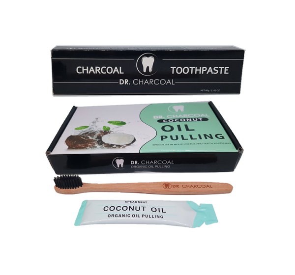 Premium Teeth Whitening Kit by Dr Charcoal